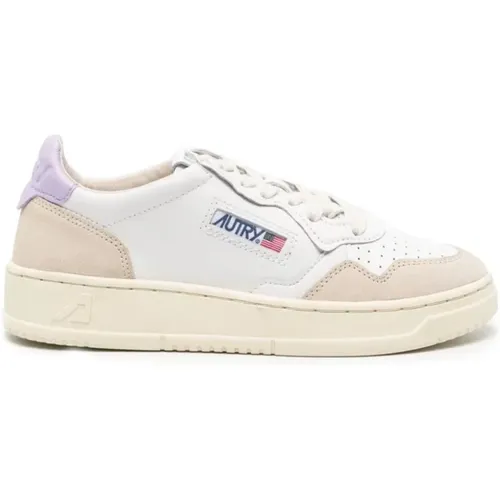 White Medalist Low Sneakers , female, Sizes: 3 UK - Autry - Modalova