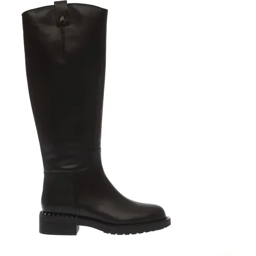 Leather Ankle Boots with Studs , female, Sizes: 7 UK, 6 UK, 4 UK - Ash - Modalova