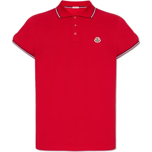 Poloshirt mit Logo , Herren, Größe: L - Moncler - Modalova