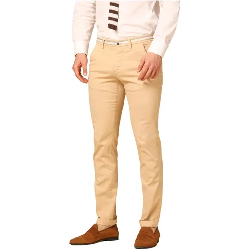 Slim Fit Chino Hose aus Baumwolle und Tencel , Herren, Größe: 3XL - Mason's - Modalova