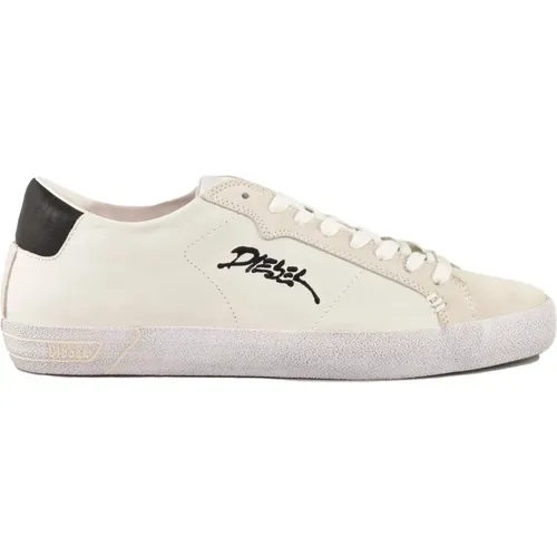 Leather Sneakers with Rubber Sole , male, Sizes: 11 UK, 9 UK - Diesel - Modalova