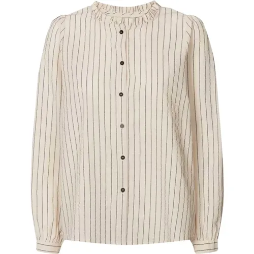 River Shirts 23475-2003 Cream , female, Sizes: XL - Lollys Laundry - Modalova