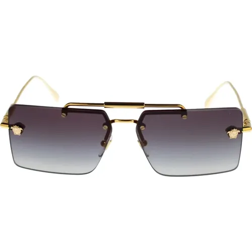 Stilvolle Sonnenbrille mit Verlaufsgläsern - Versace - Modalova