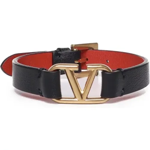 Leather Bracelet Bijoux , female, Sizes: ONE SIZE - Valentino Garavani - Modalova