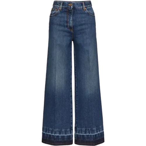 Jeans VLogo Signature Wide Leg , female, Sizes: W28 - Valentino - Modalova