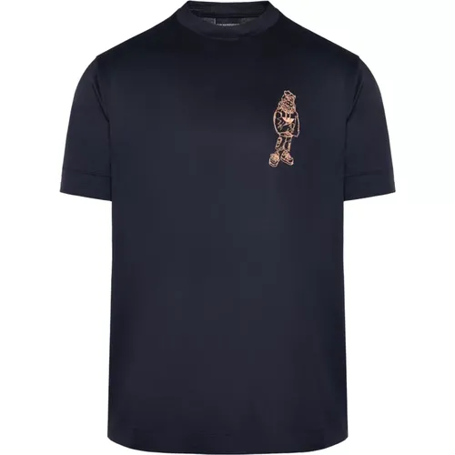 T-Shirts , Herren, Größe: M - Emporio Armani - Modalova