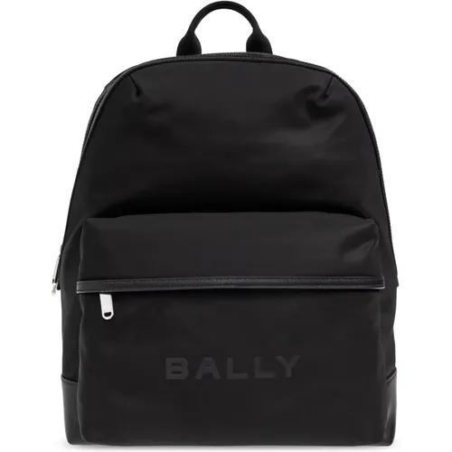 Backpack with printed logo , male, Sizes: ONE SIZE - Bally - Modalova