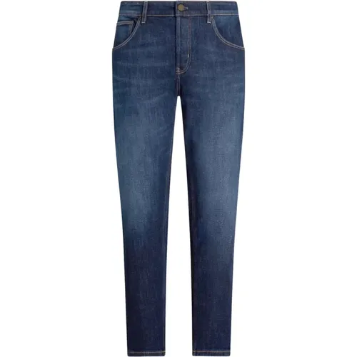 Stretch denim jeans with tapered fit , male, Sizes: W35, W32, W34, W36, W30 - PT Torino - Modalova