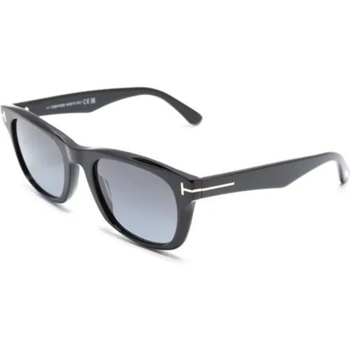 Schwarze Sonnenbrille mit Zubehör - Tom Ford - Modalova