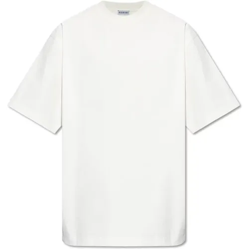 T-Shirt mit Inside-Out-Effekt , Herren, Größe: L - Burberry - Modalova