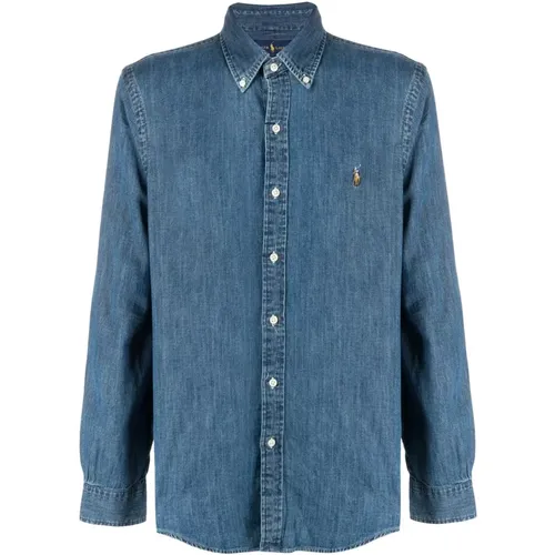 Denim Sport Hemd Langarm - Polo Ralph Lauren - Modalova