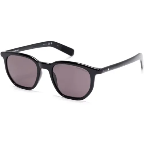 Mb0352S 001 Sunglasses , male, Sizes: 50 MM - Montblanc - Modalova