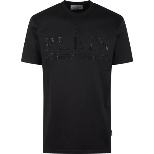 Bejeweled Logo T-Shirt Fw24 , male, Sizes: S, L - Philipp Plein - Modalova