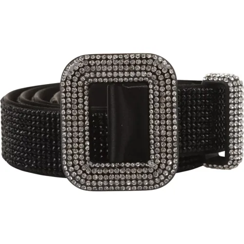 Crystal Mesh Belt , female, Sizes: ONE SIZE - Benedetta Bruzziches - Modalova