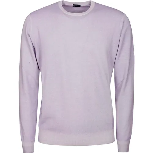 Kaschmir-Mix Crewneck Sweater , Herren, Größe: XL - Hindustrie - Modalova
