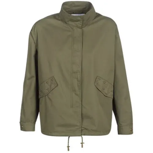 Damen Parka Jacke in Khaki , Damen, Größe: XS - Only - Modalova