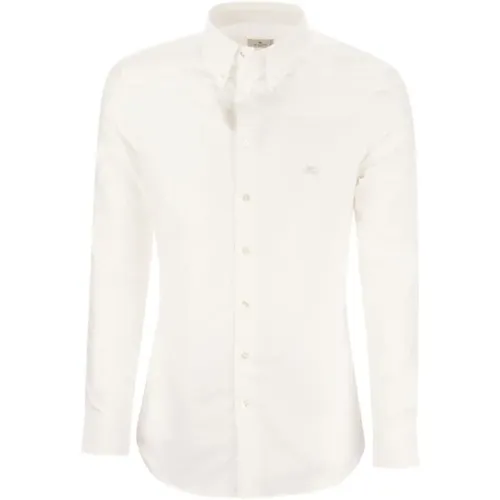 Button-down cotton shirt , male, Sizes: L, XL - ETRO - Modalova