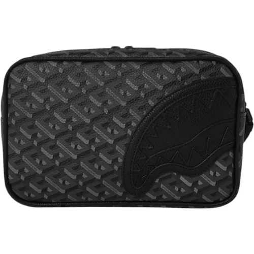 Men's Beauty Case in Synthetic Leather , male, Sizes: ONE SIZE - Sprayground - Modalova