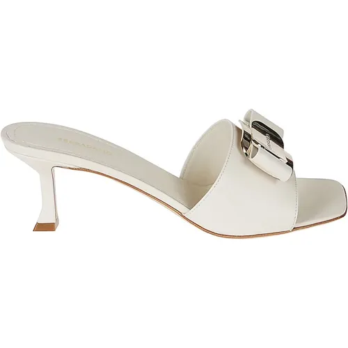 Zelie Slide Sandal , female, Sizes: 2 1/2 UK, 6 1/2 UK, 4 UK, 5 1/2 UK, 3 UK, 3 1/2 UK, 4 1/2 UK - Salvatore Ferragamo - Modalova