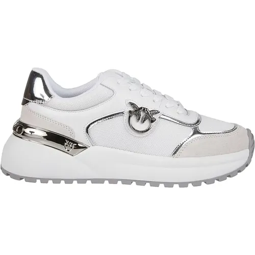 GEM 01 Sneakers Weiß/Silber,DV5 Schwarz/Platin/Weiß Gem 01 Sneakers - pinko - Modalova