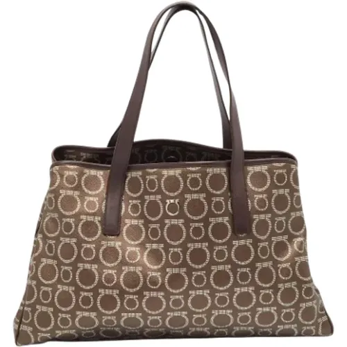 Pre-owned Leather totes , female, Sizes: ONE SIZE - Salvatore Ferragamo Pre-owned - Modalova