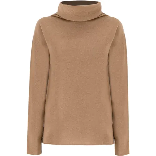 Elegant Turtleneck Jumper , Damen, Größe: L - Le Tricot Perugia - Modalova