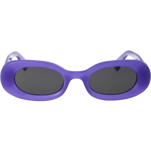 Stylish Amalfi Sunglasses for Summer , unisex, Sizes: 49 MM - Off White - Modalova