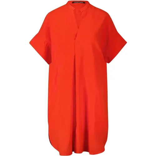 Linen Midi Dress Loose Fit , female, Sizes: L, XS, M, S - Hannes Roether - Modalova
