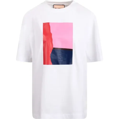 Graphic Oversized T-shirt , female, Sizes: S, M - Plan C - Modalova