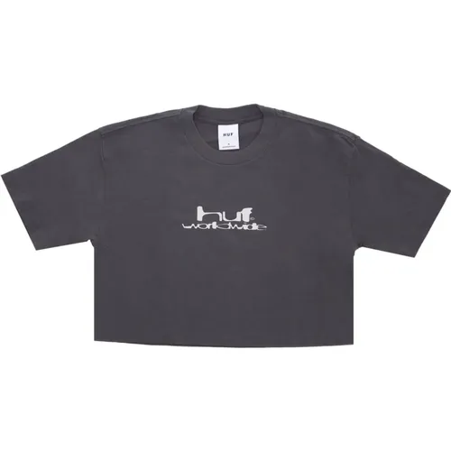 T-Shirts , Damen, Größe: S - HUF - Modalova