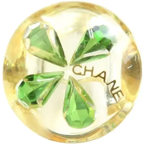 Pre-owned Plastic rings , female, Sizes: ONE SIZE - Chanel Vintage - Modalova