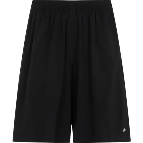 Schwarze Stretch-Shorts für Männer - Balenciaga - Modalova