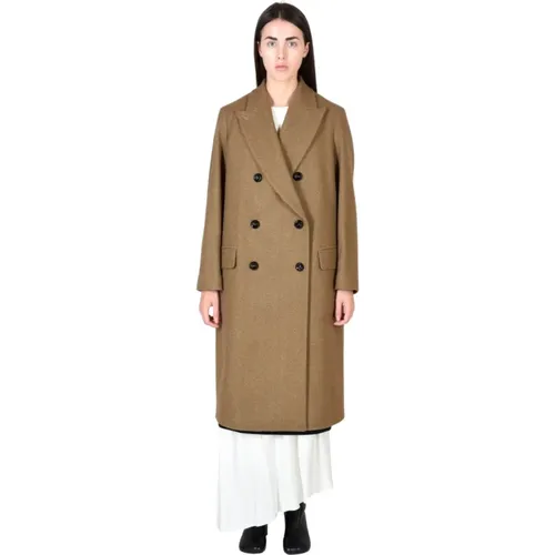 Lana Blend Coat , female, Sizes: M, S, L, XS - Paltò - Modalova