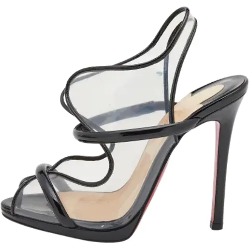 Pre-owned Leather sandals , female, Sizes: 3 1/2 UK - Christian Louboutin Pre-owned - Modalova