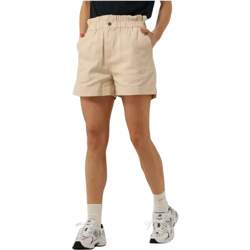 Damen Twill Shorts Leon in Sand , Damen, Größe: XL - By-Bar - Modalova