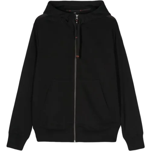 Schwarzer Sweatshirt aus Baumwollmischung , Herren, Größe: XL - Parajumpers - Modalova