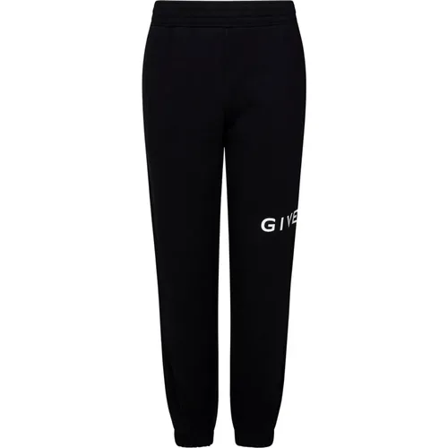 Schwarze Hose mit elastischem Bund - Givenchy - Modalova