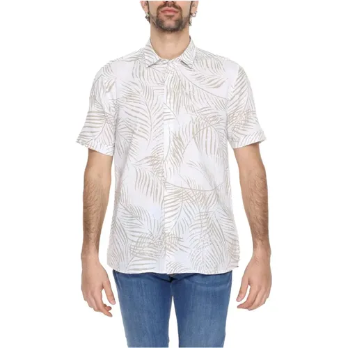 Printed Short Sleeve Shirt , male, Sizes: M, L, 2XL, XS, S, 3XL, XL - Antony Morato - Modalova