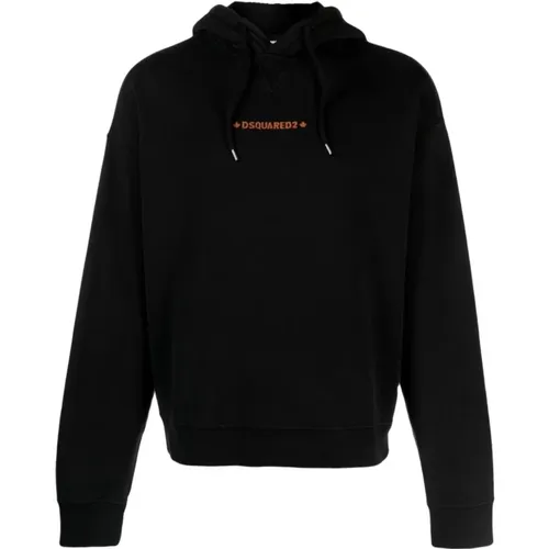 Sweaters - Cipro Fit Hoodie , male, Sizes: S, M, L, XL - Dsquared2 - Modalova