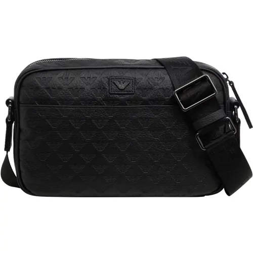 Logo Crossbody Tasche mit Reißverschluss - Emporio Armani - Modalova