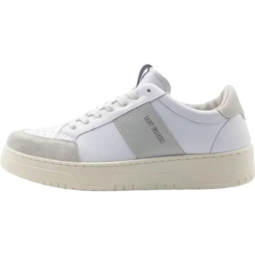 Classic White Sneakers , male, Sizes: 6 UK, 8 UK, 7 UK, 11 UK, 10 UK, 9 UK - Saint Sneakers - Modalova