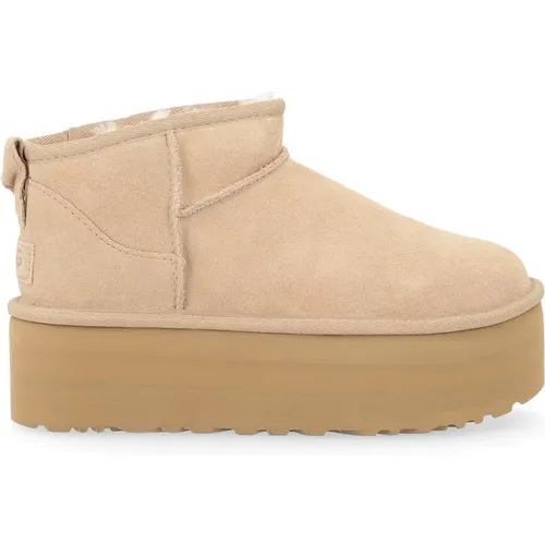 Mini Platform Sand Stil Stiefel , Damen, Größe: 38 EU - Ugg - Modalova