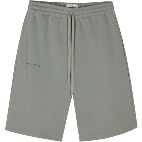 Jersey Track Shorts with Logo Print , male, Sizes: L - IH NOM UH NIT - Modalova