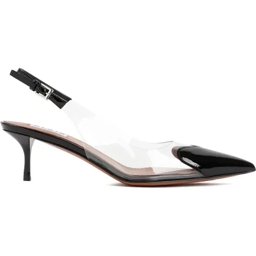 Patent Leather Slingback Pumps , female, Sizes: 7 UK, 4 UK, 5 UK, 5 1/2 UK, 6 UK, 3 UK - Alaïa - Modalova