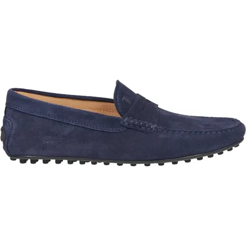 Suede Loafer Shoes , male, Sizes: 9 1/2 UK, 8 1/2 UK, 10 UK, 7 UK - TOD'S - Modalova
