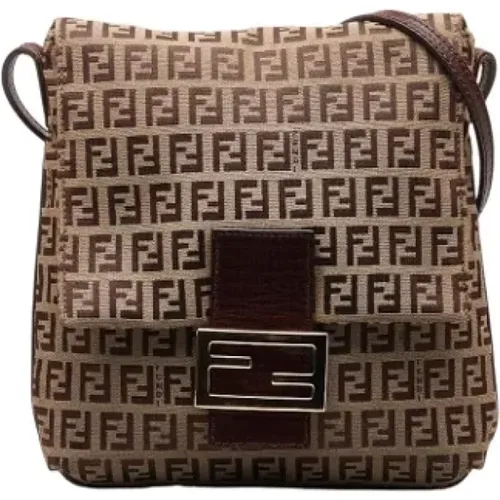 Pre-owned Canvas shoulder-bags , female, Sizes: ONE SIZE - Fendi Vintage - Modalova