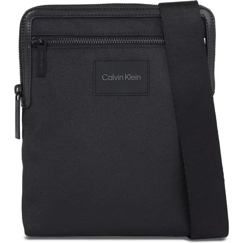 Shoulder Bag with Zip Pockets , male, Sizes: ONE SIZE - Calvin Klein - Modalova