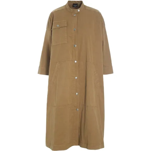 Dark Caramel Shirt Dress Wabi , female, Sizes: M, S, L - Bitte Kai Rand - Modalova