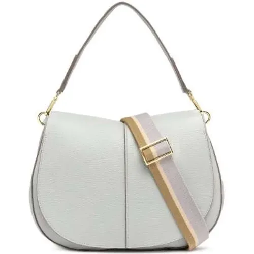 Contemporary and Chic Helena Round Leather Bag , female, Sizes: ONE SIZE - Gianni Chiarini - Modalova