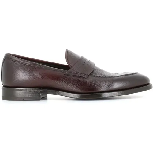Dark Leather Sandals , male, Sizes: 10 UK - Henderson - Modalova